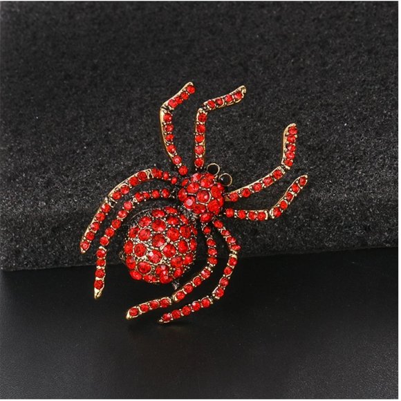 Jewelry - Spider Crystal Rhinestone Brooch